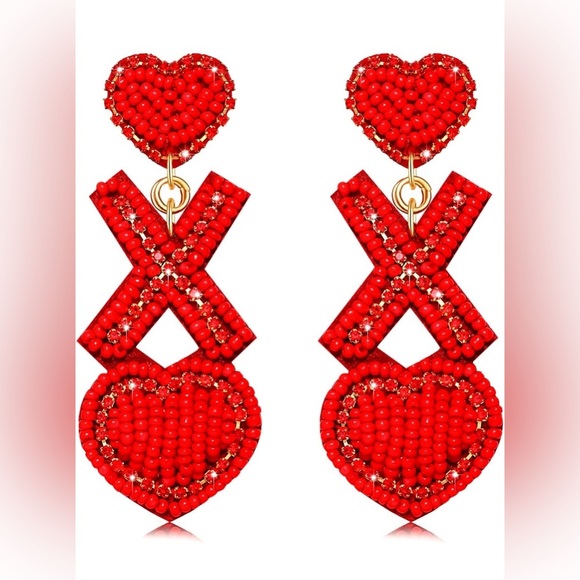 Jewelry - Beaded XO Earrings